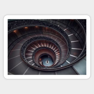 Vatican Double Helix Staircase Sticker